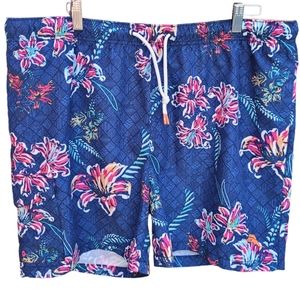 Tommy Bahama Tropical Floral Swim Trunks Size XL NWOT